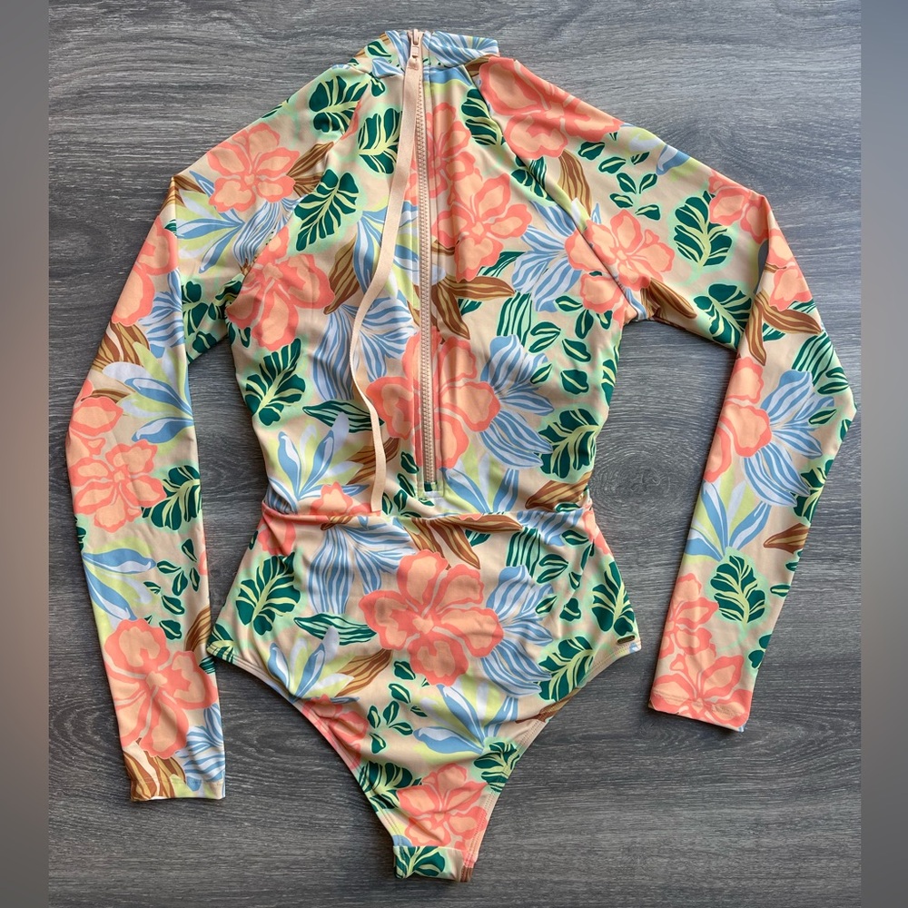 Rip Curl Follow the Sun L/S Surfsuit, light orange - Picture 6 of 8